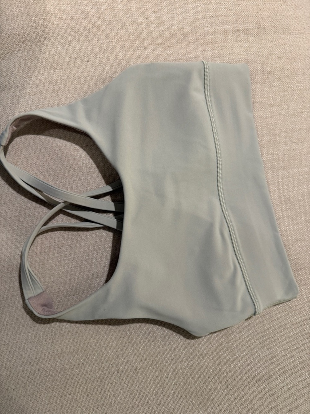 lululemon Energy Longline Bra -  Light Sage